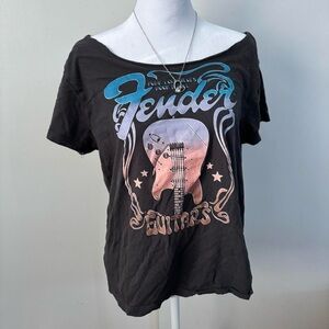 Fender Gray Cotton T-Shirt
